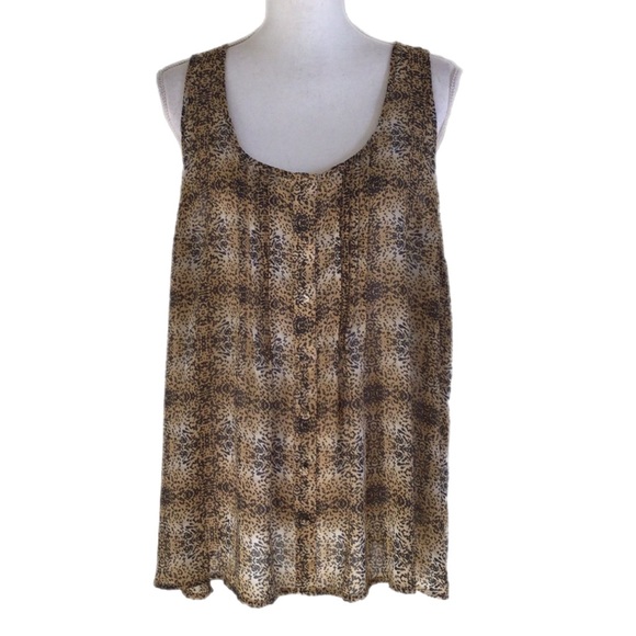 torrid Tops - TORRID Animal Print Tank Top